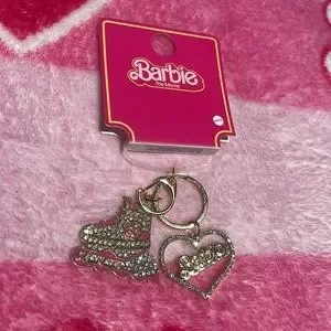 Barbie | Bags | Barbie Rhinestone Roller Skate Keychain New | Poshmark